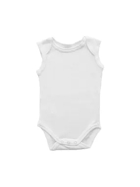 Basic Collectie Romper Uni Wit maat 62/68