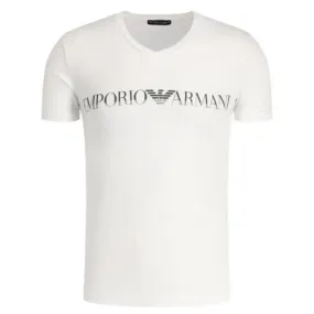 Emporio Armani Logo Tee White